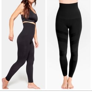 Belly Bandit Mother Tucker moto style leggings